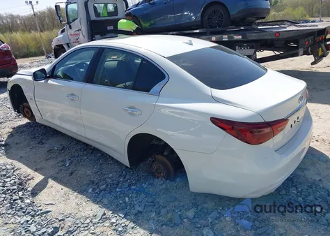 2019 Infiniti Q50 3.0T Luxe из США, поврежденный, VIN JN1EV7AP8KM514284